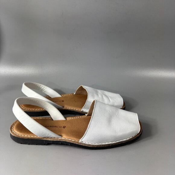 Spanish Sandal Co. Classic White Sandals, Size 40 (US 9.5) - Picture 3 of 14